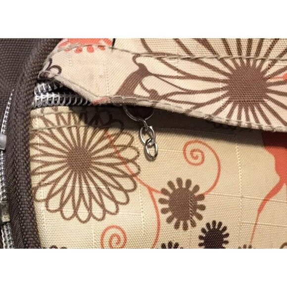 SUPER RARE DISNEY Tinkerbell Skyway Luggage Brown Carry-On Duffle Very Good Cond - Picture 10 of 13